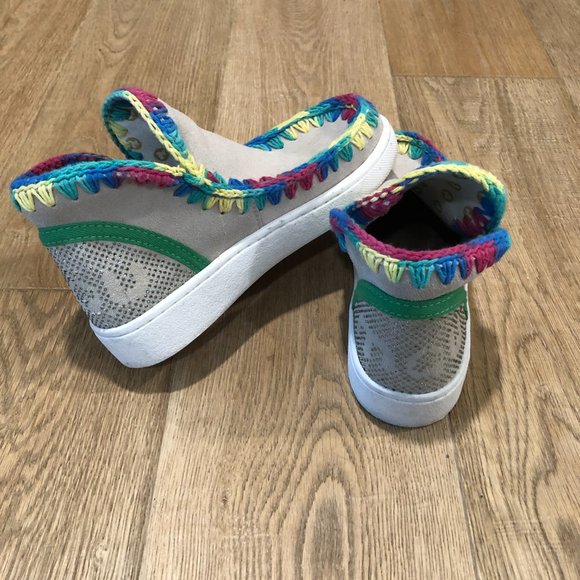 Mou Mou Summer eskimo mix colour stitching sneaker - Picture 7 of 8
